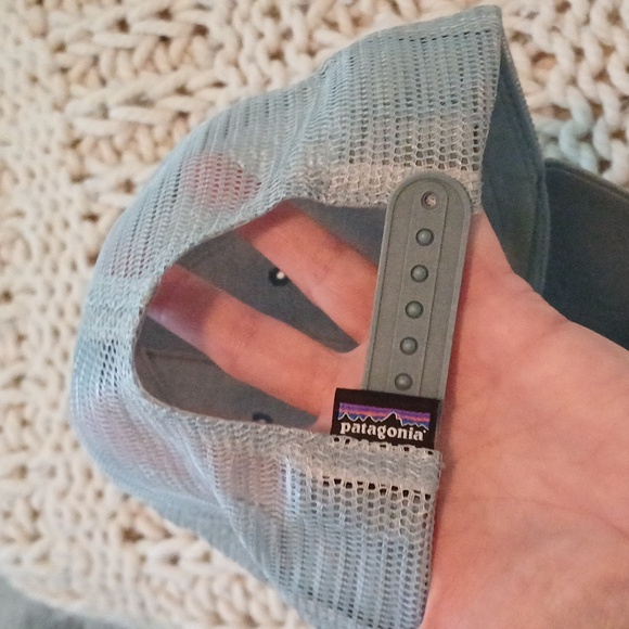 Patagonia logo snap back baseball trucker cap OS - Picture 3 of 6